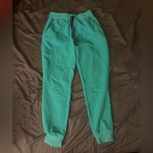 Teal jogger scrubs FIGS